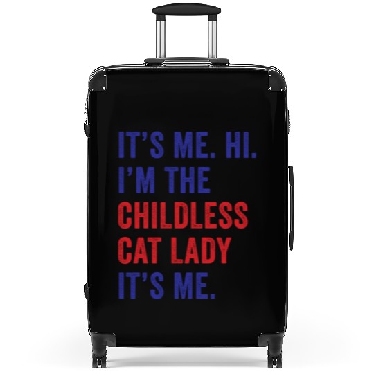 It's Me Hi I'm The Childless Cat Lady Harris 2024 Suitcases