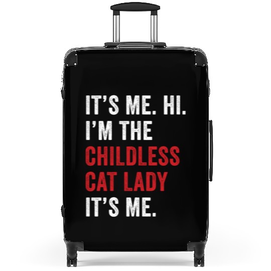 It's Me Hi Im The Childless Cat Lady Kamala Harris Suitcases