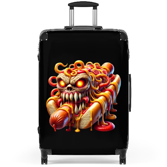 Monster Hot Dog Horror Suitcases