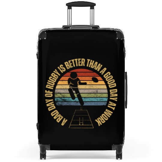 A Bad Day Of Rugby Funny Rugby Player Suitcases