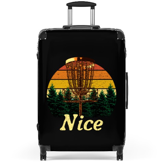 Nice Disc Golf Pun Golfer Joke Sports Funny Suitcases