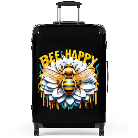 Bee Happy Suitcases