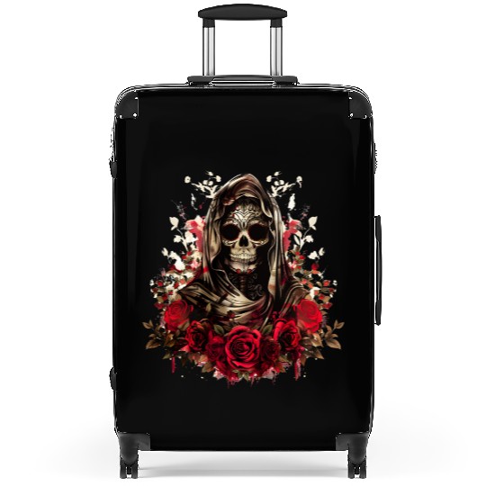 Santa Muerte Folk Saint Suitcases