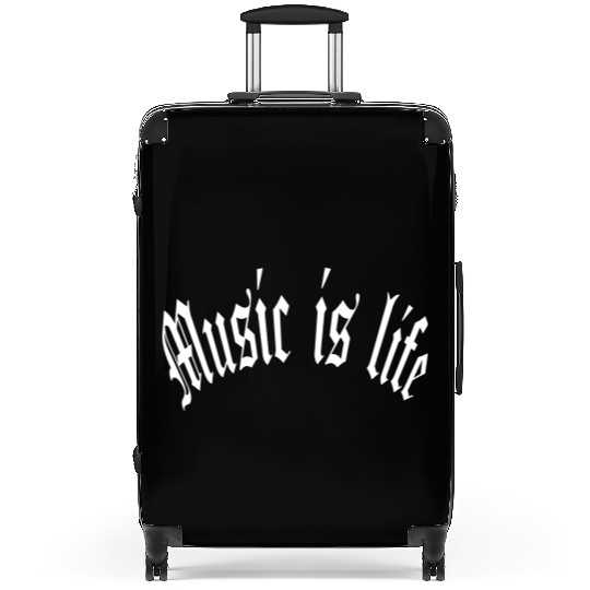 Music Is My Life Party Club Concert Sound Love Suitcases