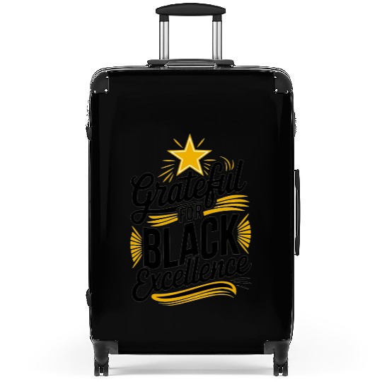 Grateful for Black Excellence Suitcases