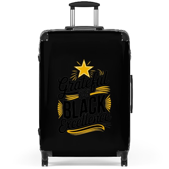 Grateful for Black Excellence Suitcases