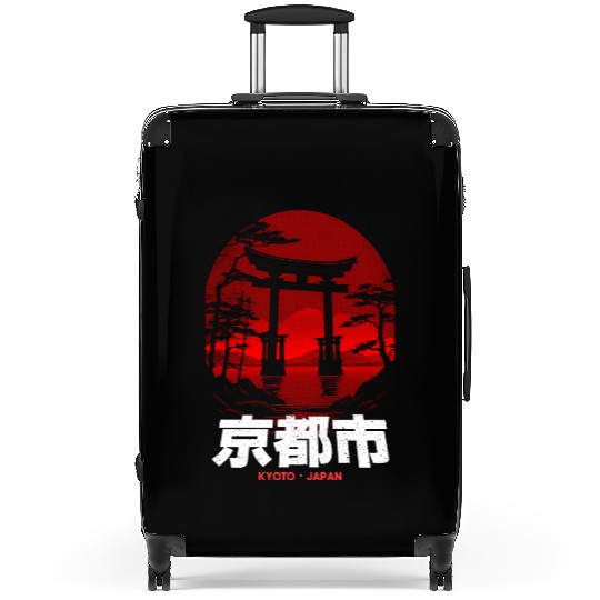 Kyoto City Japan Torii Honshu Kansai Region Nippon Suitcases