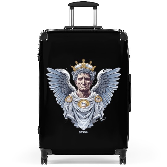 Emperor Caesar with Angel Wings Suitcases
