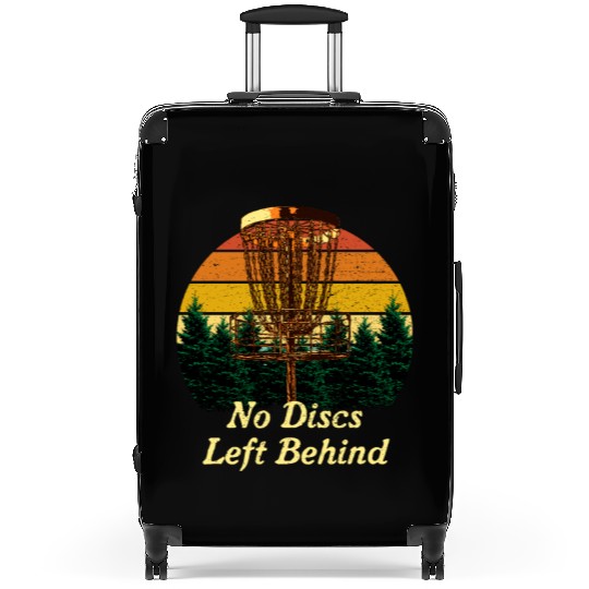 No Discs Left Behind Disc Golf Contest Golfer Game Suitcases