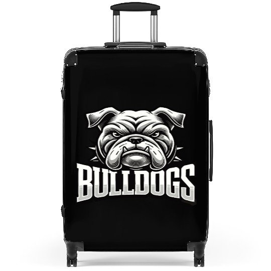 Bulldogs Mascot Back To School Team Spirit Suitcases