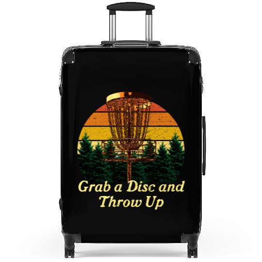 Grab a Disc and Throw Up Disc Golf Hobby Golfer Ac Suitcases