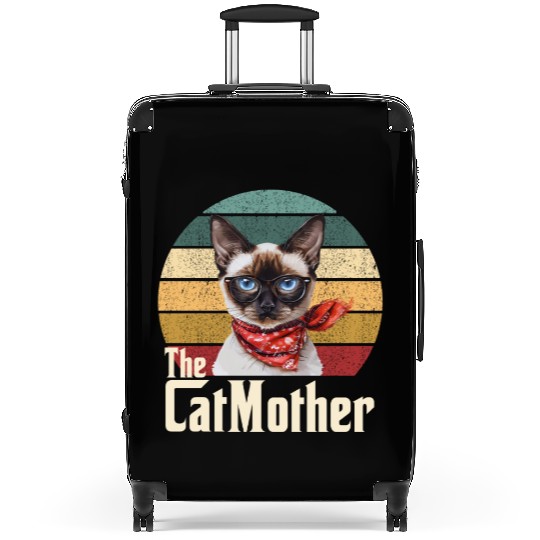 Best Cat Mom Ever Siamese Cat Lover Owner Cat Mama Suitcases