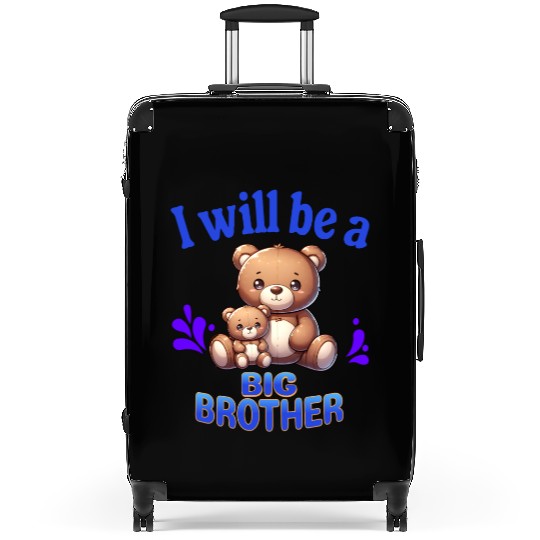 I'm Going To Be A Big Brother Cute Teddy Bears, Suitcases