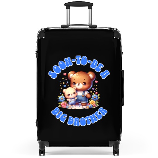 I'm Going To Be A Big Brother Cute Teddy Bears, Suitcases
