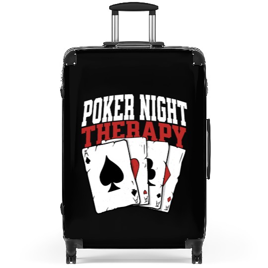 Poker Night Therapy Card Game Suitcases