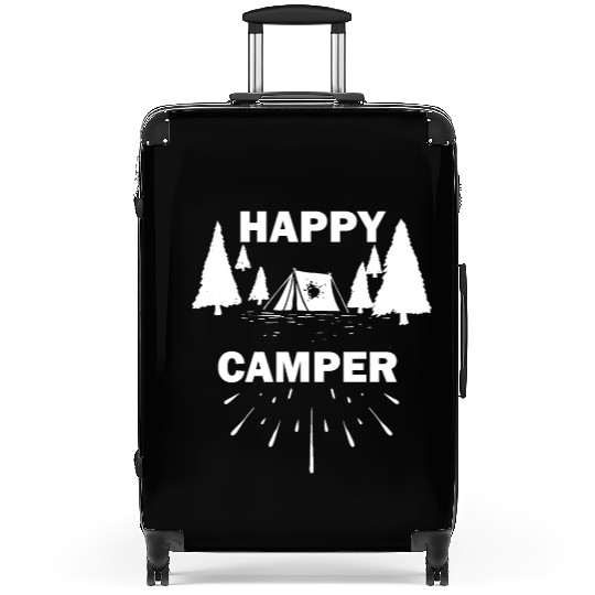 Happy camping in the mountains and nature Suitcases