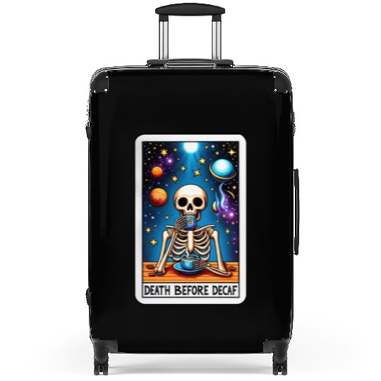 Tarot Card Collection - Death Before Decaf Suitcases