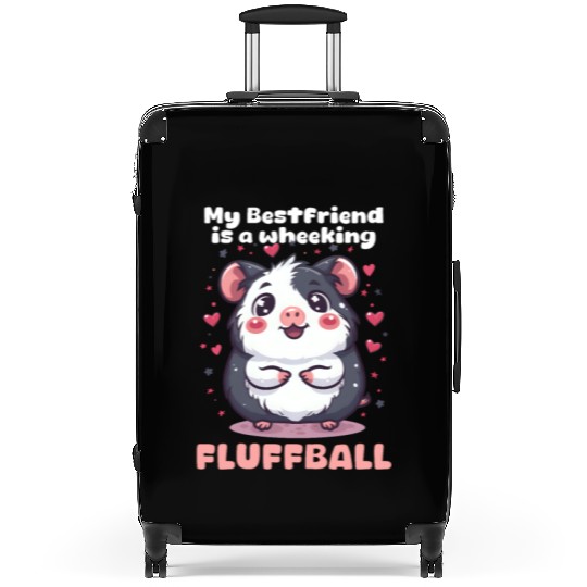 Guinea Pig My Best Friend Is A Wheeking Fluffball Suitcases