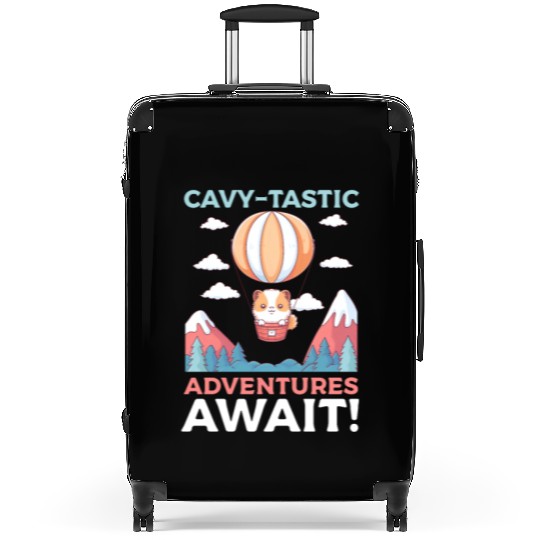 Guinea Pig Cavy-Tastic Adventures Await! Suitcases