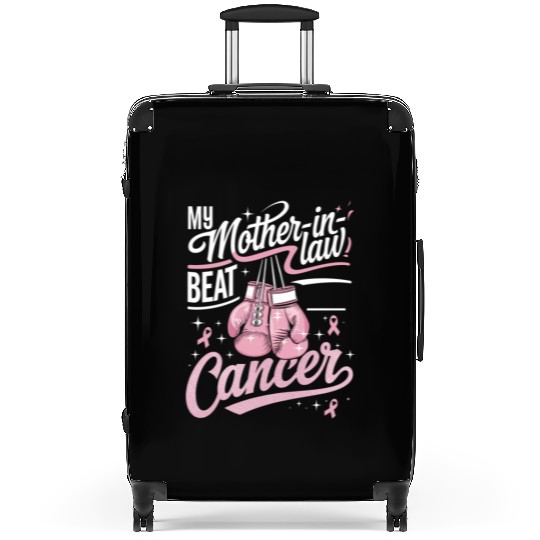 My Mother-In-Law Beat Cancer Breast Cancer Suitcases