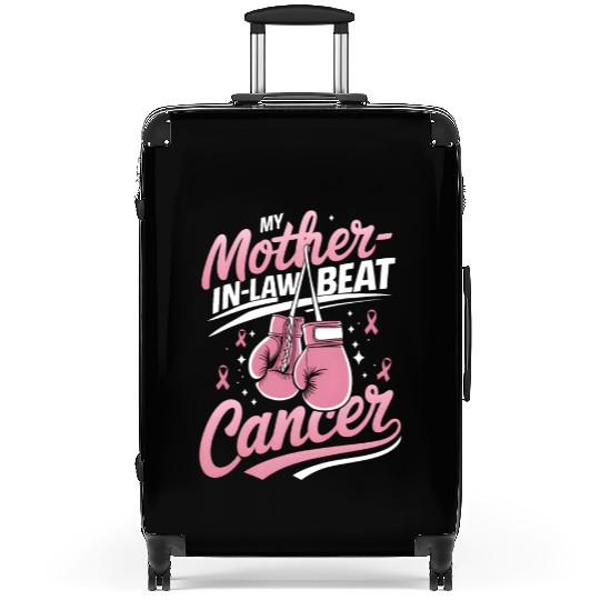 My Mother-In-Law Beat Cancer Breast Cancer Suitcases