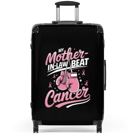 My Mother-In-Law Beat Cancer Breast Cancer Suitcases