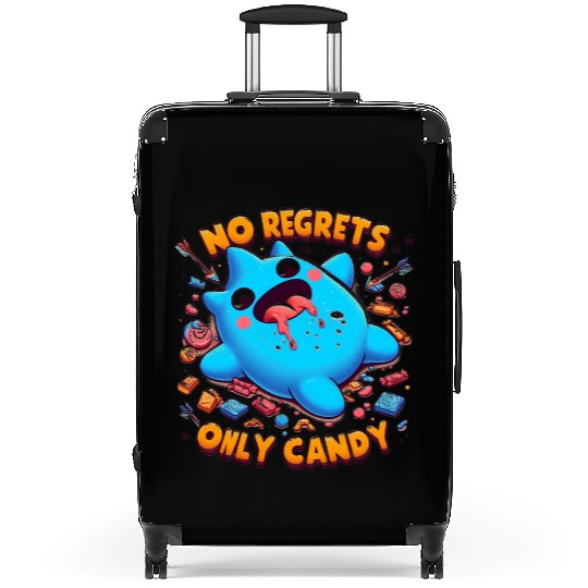 Stitch Halloween No Regrets Only Candy Suitcases