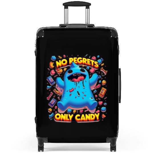No Regrets Only Candy Suitcases