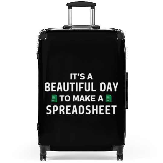 It's a Beautiful day to make a Spreadsheet - Excel Suitcases