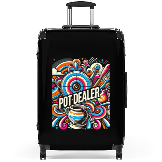 Pot Dealer (Psychedelic) Suitcases