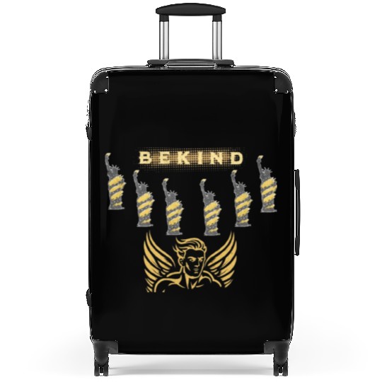 Women's Fitted Vintage Rock Band Country Music Suitcases