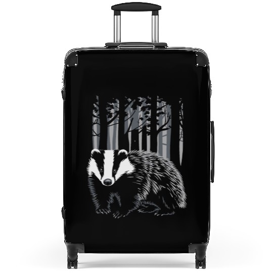 Cottagecore Forest Badge Scene Suitcases