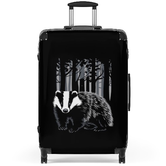 Cottagecore Forest Badge Scene Suitcases