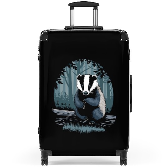 Cottagecore Badge in enchanting Forest Suitcases