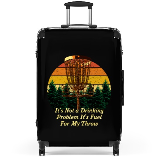 Its Fuel For My Throw Disc Golf Beer Lover Golfer Suitcases