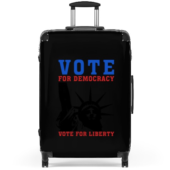 Vote for Democracy, Vote for Liberty US Election Suitcases