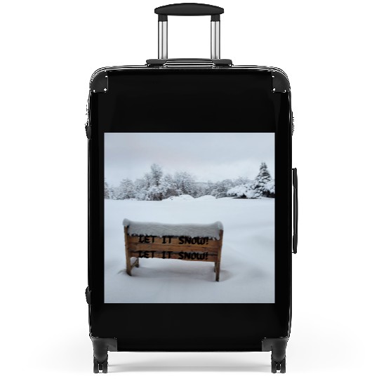 Let It Snow Suitcases