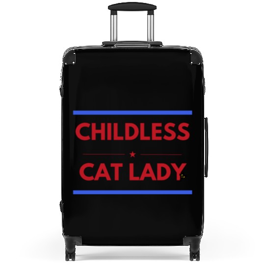 Childless cat lady Suitcases