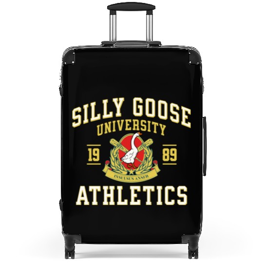 Silly Goose University Athletics Funny Goose Sport Suitcases