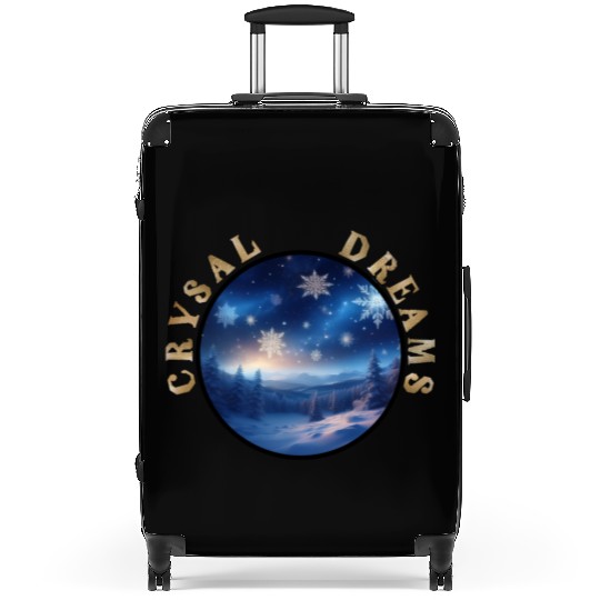 Crystal Dreams - A Winter Wonderland Suitcases