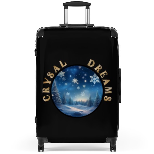 Winter's Embrace - A Crystal Clear Dream Suitcases
