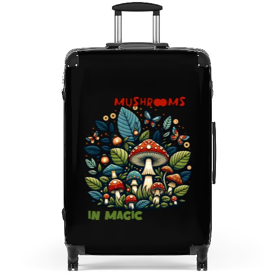 Mushroom in Magic Design Suitcases