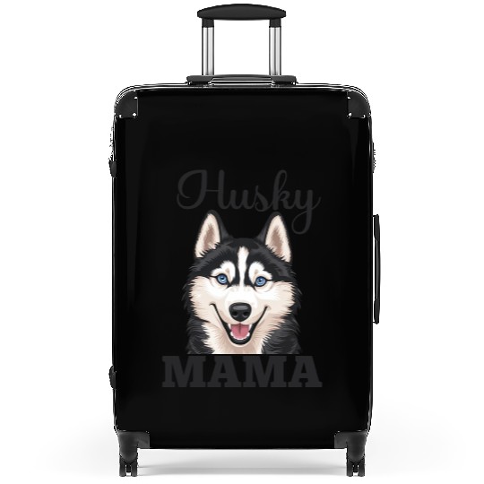 Husky Lover Design Dog Owner Suitcases