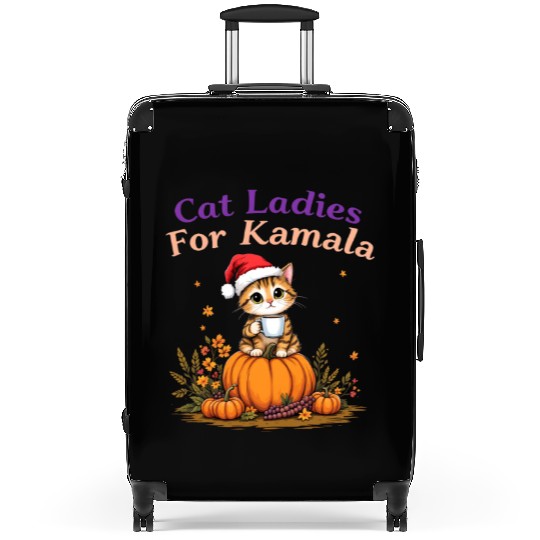 Cat Ladies for Kamala: Show Support for Kamala Suitcases