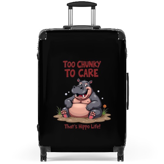 Chunky Hippo, That’s Hippo Life Suitcases