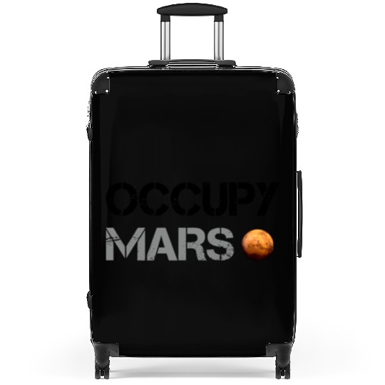 Occupy Mars Planet Space Explor Rocket Science Suitcases