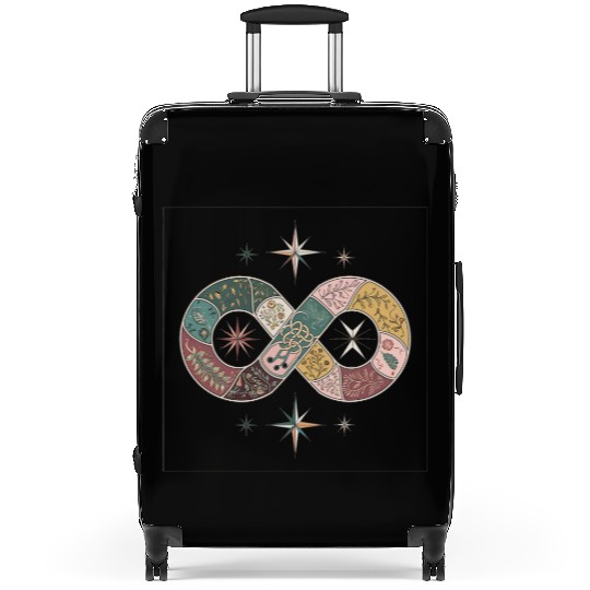 Turkish Infinity Floral Stars Suitcases