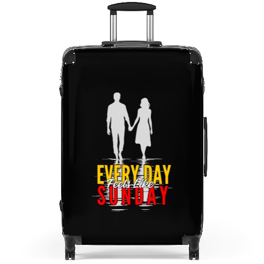 Every Day Feels Like Sunday Suitcases