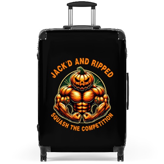 Jack'd and Ripped (Orange Edition) Suitcases