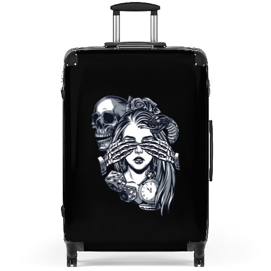 Chicano Street Art Suitcases